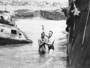 Baptism at Iwo Jima